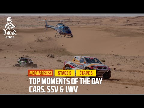 ダカール・ラリー2023 自動車クラスのステージ5ハイライト動画