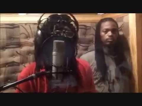 Cornell Campbell voicing a dubplate for Rollin' Fyah Sound