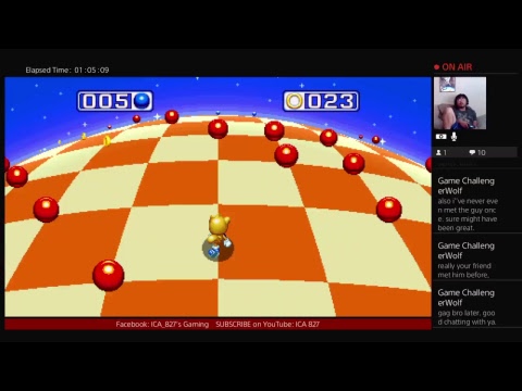 ICA_827's Live PS4 Broadcast: SONIC MANIA (1st Playthrough) Pt.15 [Ray The Flying Squirrel Run]