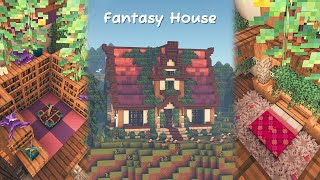 Minecraft | How to build a Fantasy House🧚‍♀️✨