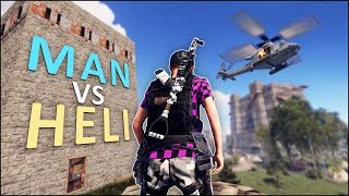 TAKING down the PATROL HELICOPTER! - Rust Solo Survival #10 (Finale)