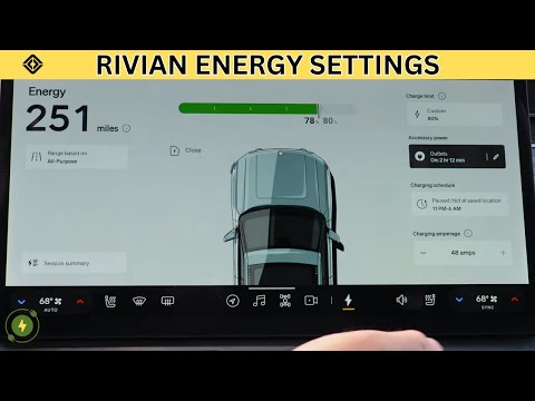 Rivian Energy Setting | Charge Limit & Charge Schedule Tutorial