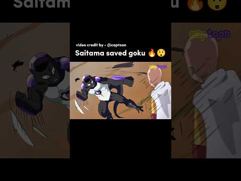 Saitama vs black frieza | saitama badass moments #shorts #anime #badass #saitama #goku #moments