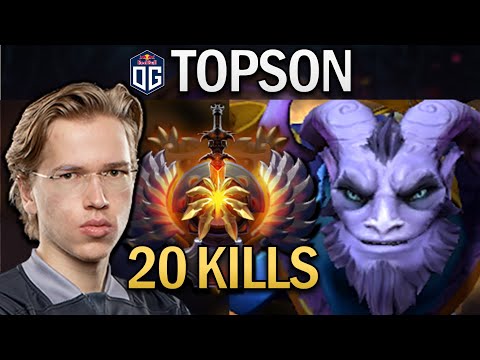 OG.TOPSON RIKI WITH 20 KILLS  - DOTA 2 7.29 GAMEPLAY
