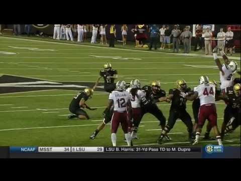 2014 USC at Vanderbilt - JT Surratt Blocked FG