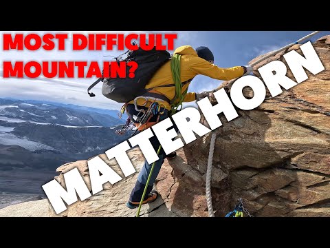 MATTERHORN 4478m From the Italian side (SUBTITLES ENGLISH) (Lion Ridge / Carrel Hut)