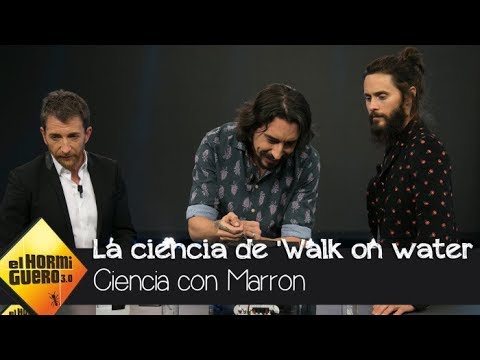 Marron interpreta 'Walk on water' con fuego que baila a ritmo de la canción - El Hormiguero 3.0