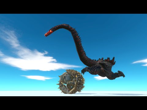 Anguirus vs kaiju & robot animal revolt battle simulator