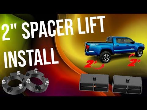 Toyota Tacoma Lift Install - Alternative Front Install Method