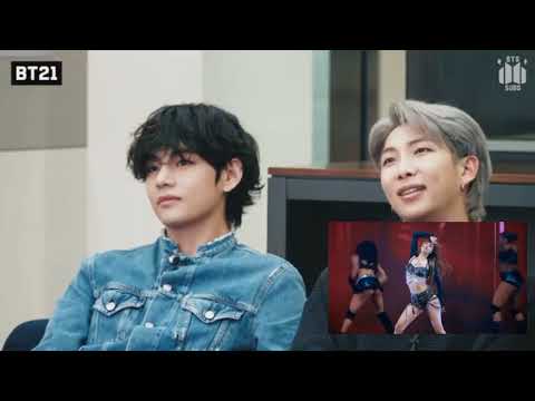 BTS reaction to lisa performance