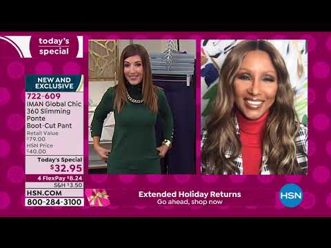 HSN | IMAN Global Chic Fashions 10.25.2020 - 12 AM