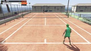 GTAV tennis tournament(マイケル杯)1回戦