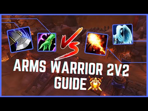 2400+ MMR Warrior 2v2 Guide | Fire Mage/Holy Priest Vs Arms Warrior/Resto Shaman