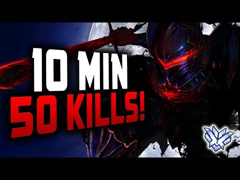 10 MIN = 50 ELIMS! Pro Genji - Architect! [ OVERWATCH SEASON 12 TOP 500 ]