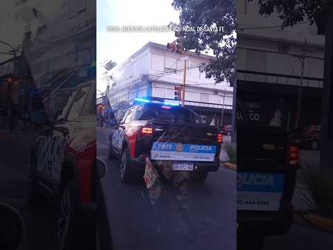 Chevrolet Montana móvil nuevo de la policía provincial de santa fe en San Lorenzo 💙