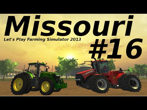 Farming Simulator 2013 Missouri E16 harvesting rye