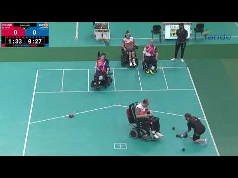 World Boccia Championships 12.12.2022. GREAT BRITAIN vs. SPAIN (BC4)