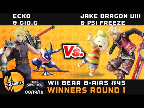 WBB #45 | Ecko & Gio.G vs JakeDragonVIII & PSI Freeze - Winners Round 1 - Smash Wii U - Doubles