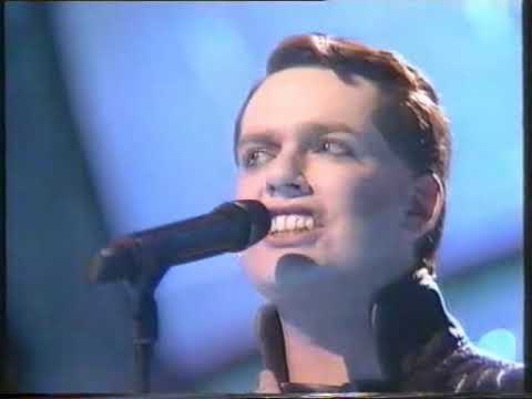 Gary Numan appearing on ITV's Stars in Their Eyes 1998.