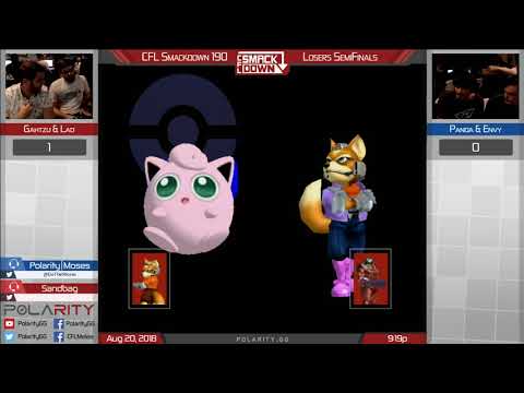 CFL Smackdown 190 Melee - Gahtzu + Lad vs Panda + Envy - Doubles LS