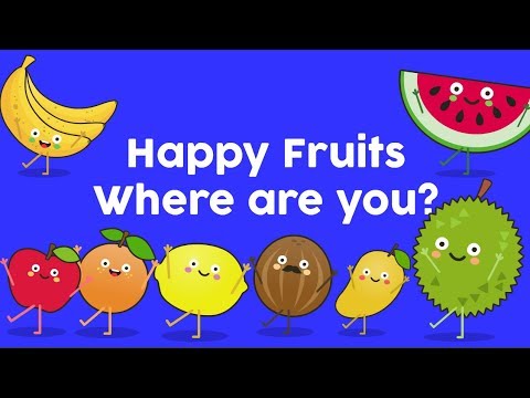 Kids songs |  Happy fruits where are you 😂 😂