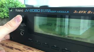 Video thumbnail for Roland JV-2080  - Sound Demo 4K UHD by BB Squelch