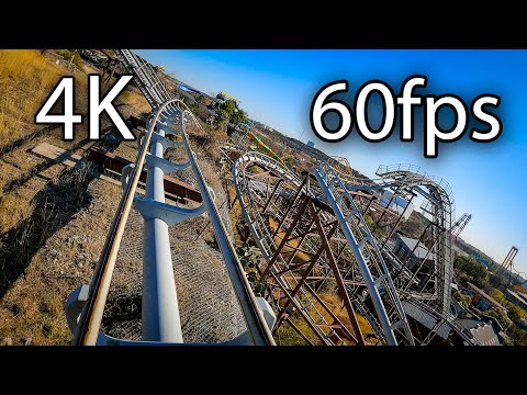 Front row point of view footage of Road Runner Express
