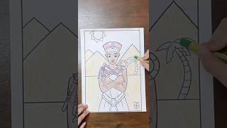 Egyptian Queen Coloring Page | Free Black History Printable