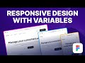 Make Your Web Design Responsive Using Variables Figma Tutorial