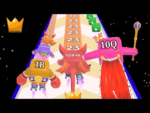level up numbers vs 2048 jelly shooter Game videos Gameplay walkthrough Android, iOS new Level