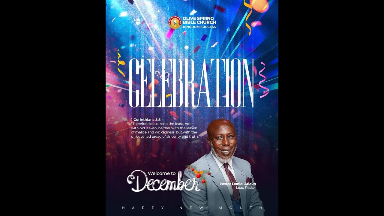 DECEMBER THANKSGIVING & COMMUNION SERVICE