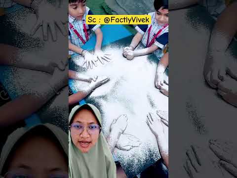 Lukisan dari tabur tepung‼️ FactlyVivek