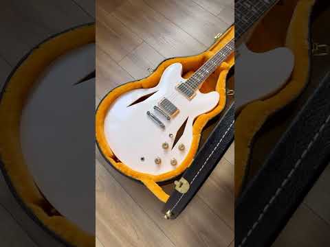 SIGNED ✍️Gibson Custom Shop White Limo Dave Grohl DG-335 Alpine White SIGNED✍️ BY DAVE GROHL 50 PIECES WORLDWIDE RARE Foo Fighters (VIDEO) image 20