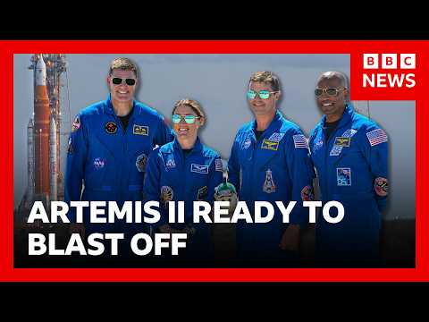 Artemis II gets ready to head to the Moon | BBC News