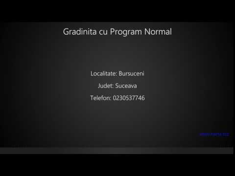 Gradinita cu Program Normal Bursuceni