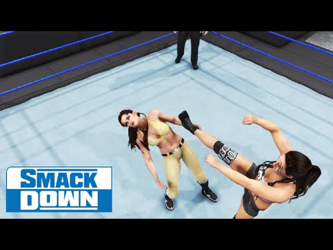 WWE 2K20 SD MARIA KANELLIS VS SARAH LOGAN