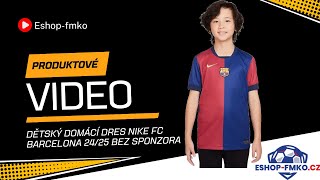 Dětský domácí dres Nike FC Barcelona 24/25 modro-červený bez sponzora