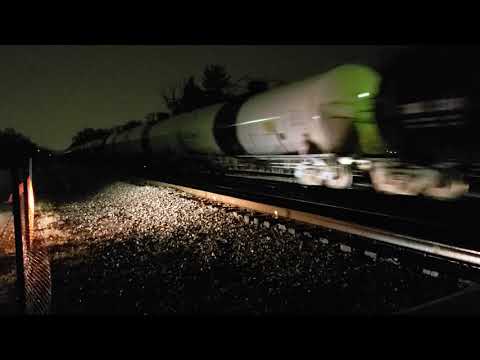 Rainy Night NS train @ Glendale, Ohio - 11/30/2019