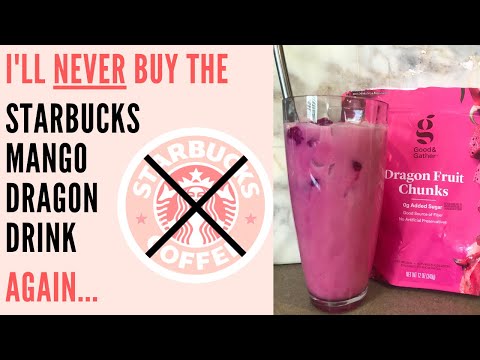 DIY Starbucks Mango Dragon Drink Refresher | Copycat Recipe