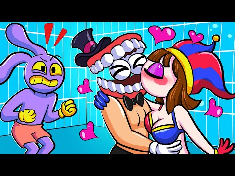 SHOCKING: Caine and Pomni Kissed in Pool?! Jax's Reaction? DIGITAL CIRCUS Minecraft