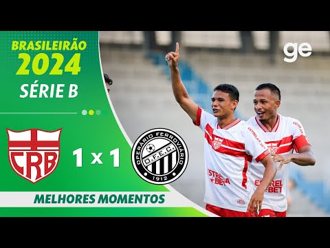 Gols e lances de CRB x Operário