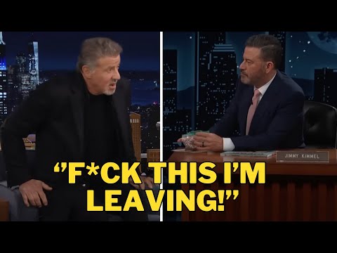 Stallone Walks Out on Jimmy Kimmel After Brutal Exchange – ‘You Went Too Far!’