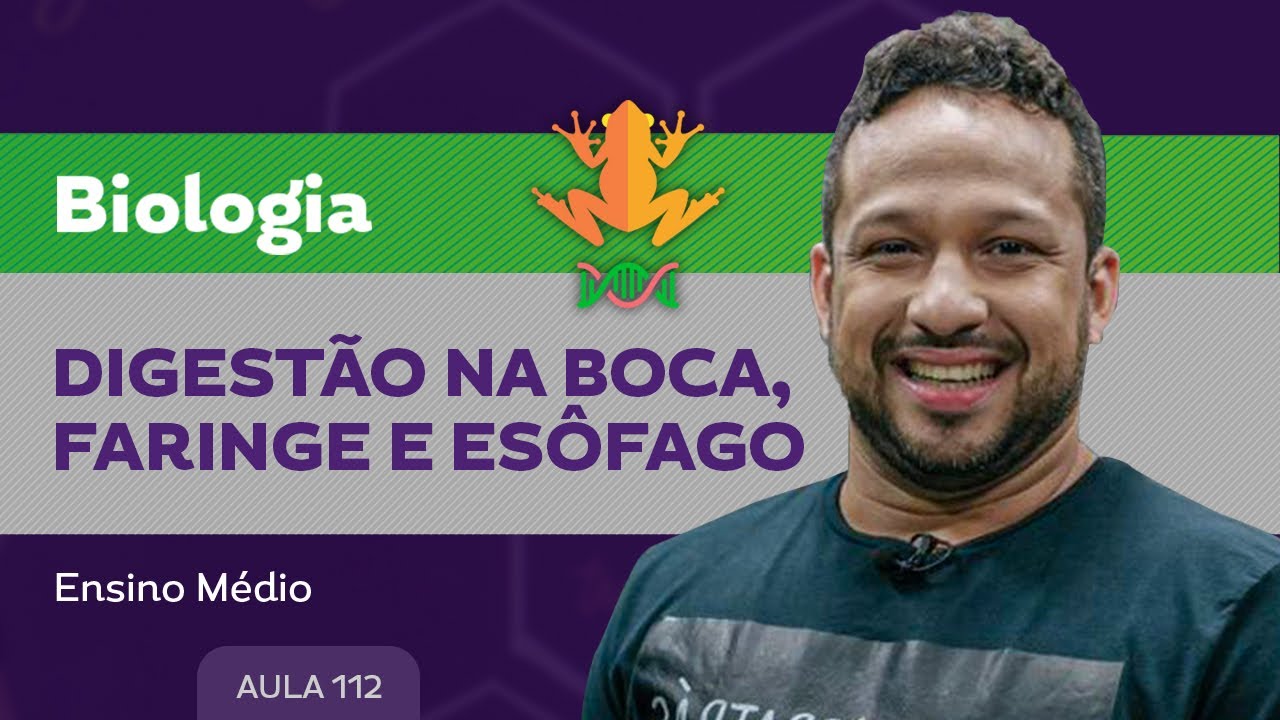 Digestão na boca, faringe e esôfago​ - Biologia - Ensino Médio