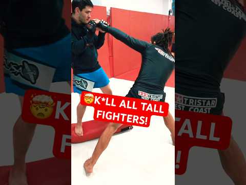 K*LL Tall Fighters in MMA With SNEAKY Footwork! #mmatips #mmafighttips #combatsport #knockout #ufc