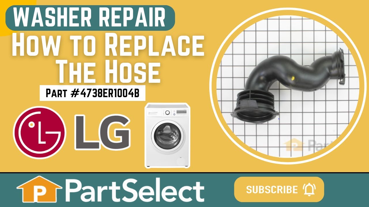 Replacing your LG Washer Washer Hose with Bellows