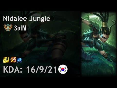 Nidalee Jungle vs Kha'Zix - SofM - KR Challenger Patch 7.6