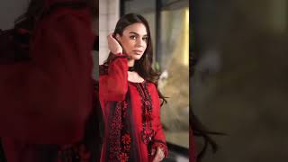 Red & Black Hand Embroidered Pure Chiffon Anarkali - Video 2