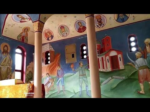 Brojne osude motiva na freski u crkvi u Rožajama