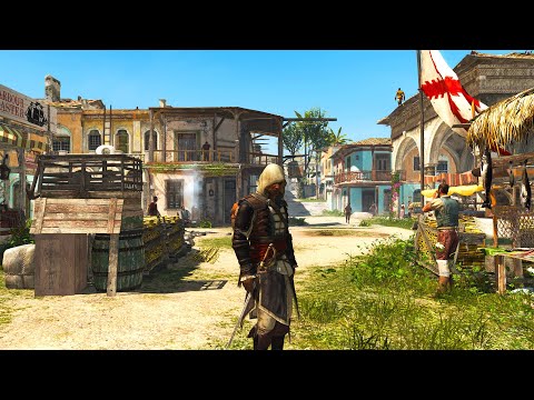 Assassin's Creed 4 Black Flag - Havana Free Roam 4K Gameplay