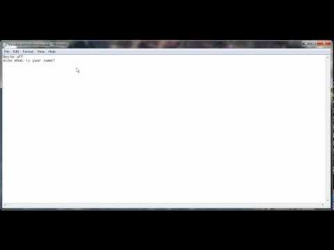 Batch Tutorial Lesson 9 Variables In Directors